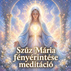 Szűz Mária fényérintése meditáció